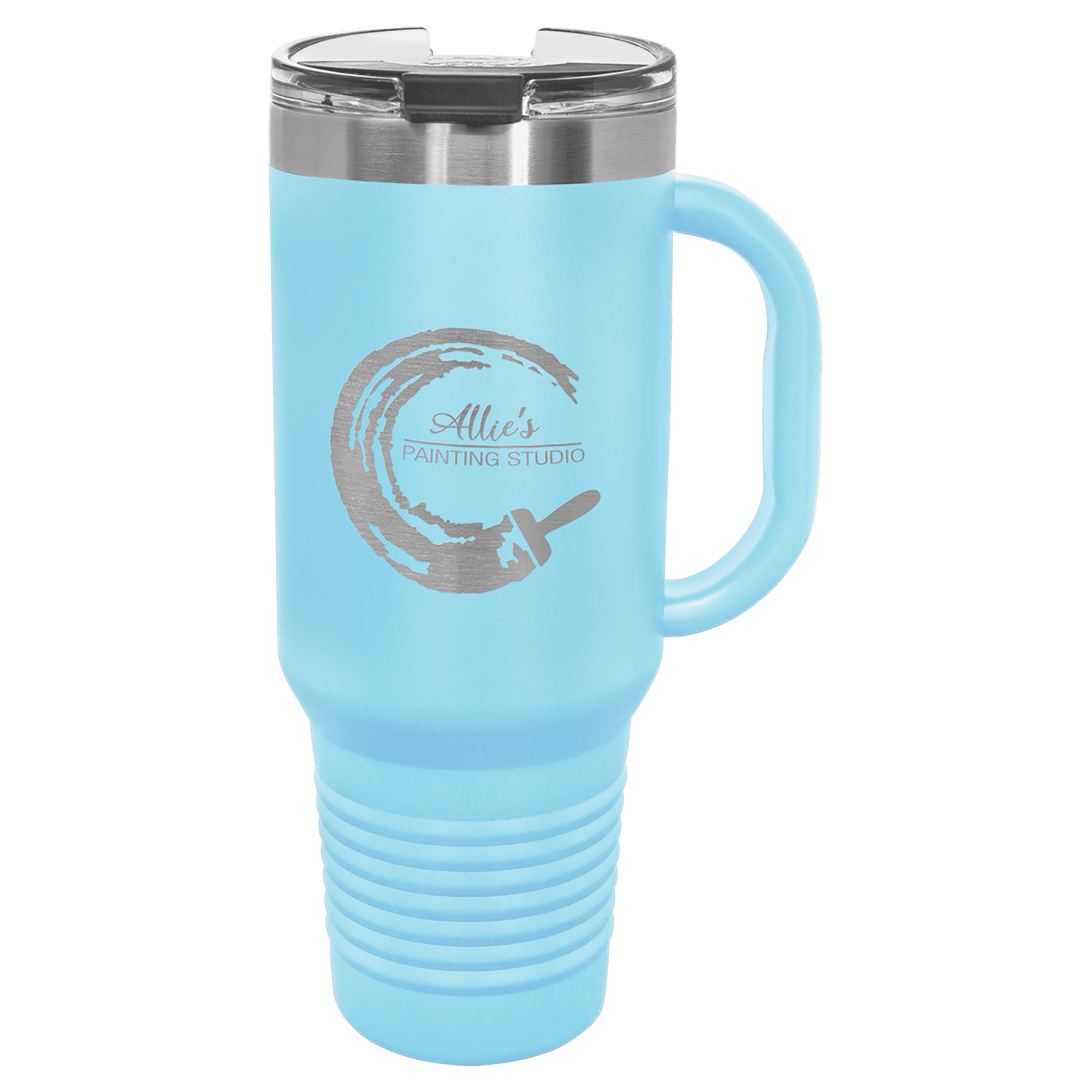 Polar Camel 40 oz. Travel Mug with Snap Lid & Straw - Image 9